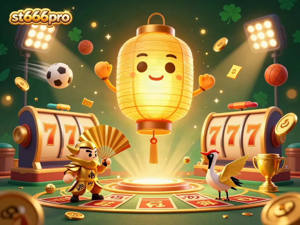 Experience thrilling gameplay at st666pro with a dynamic array of animated casino elements and characters.