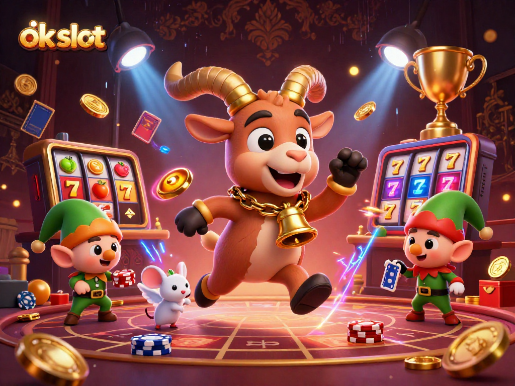 เล่นสล็อตออนไลน์ ok slot ในคาสิโนออนไลน์ท่ามกลางเสียงซ่าและแสงระยิบระยับ