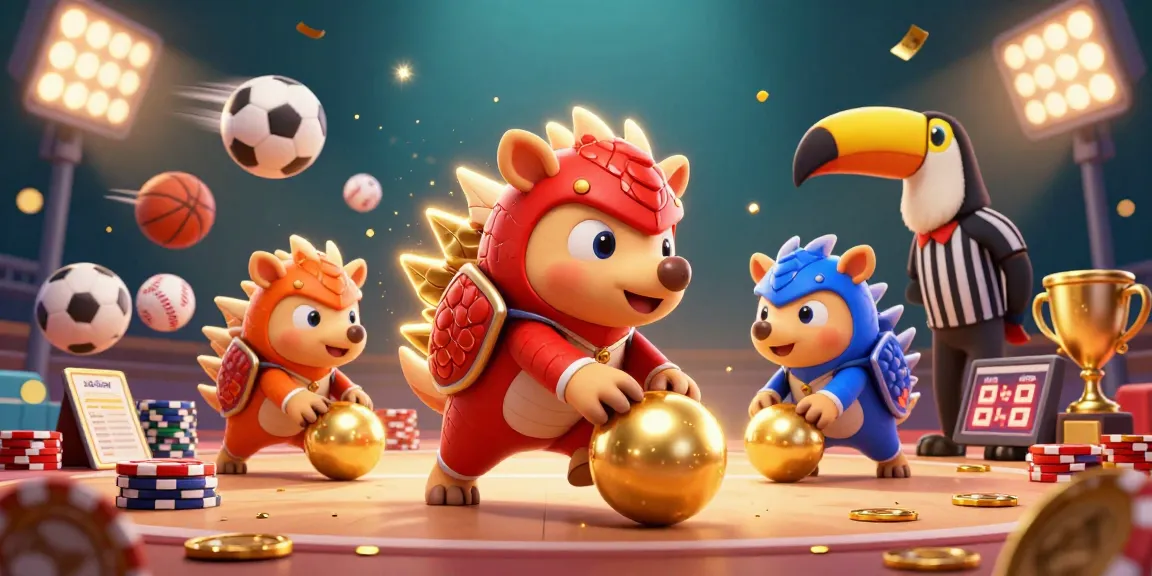 Slot gacor menggunakan pangolin yang bersaing di kasino dengan banyak koin emas dan kartu taruhan.