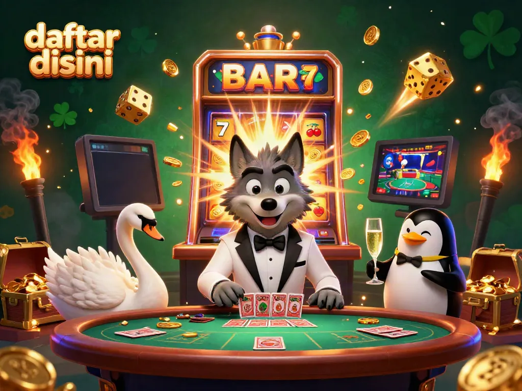 Mengambil kesempatan daftar disini di kasino dengan karakter imut dan slot machine bernuansa ceria.