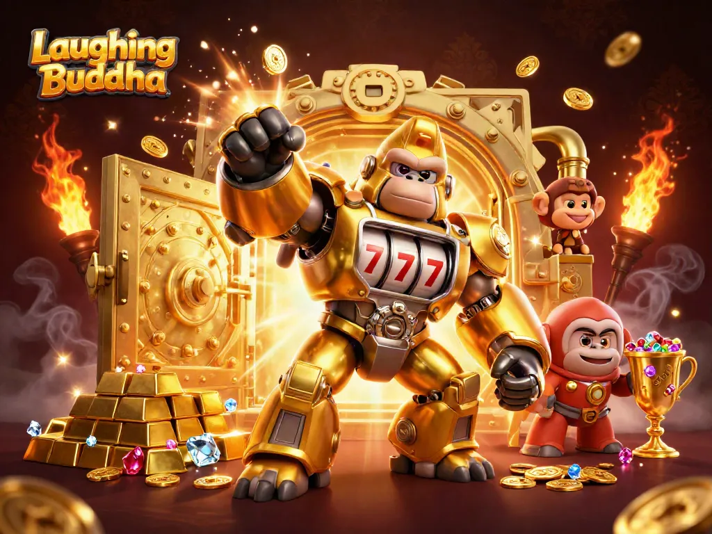 เกมสล็อต Laughing Buddha ที่เต็มไปด้วยเงินทองและความโชคดี