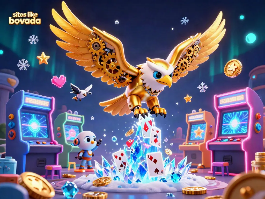 Experience dynamic gameplay with sites like bovada showcasing a rich casino illustration.