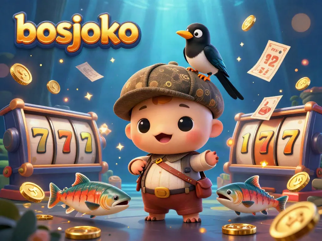 Join the fun at bosjoko with a charming Nessie and friends enjoying exciting slot games.