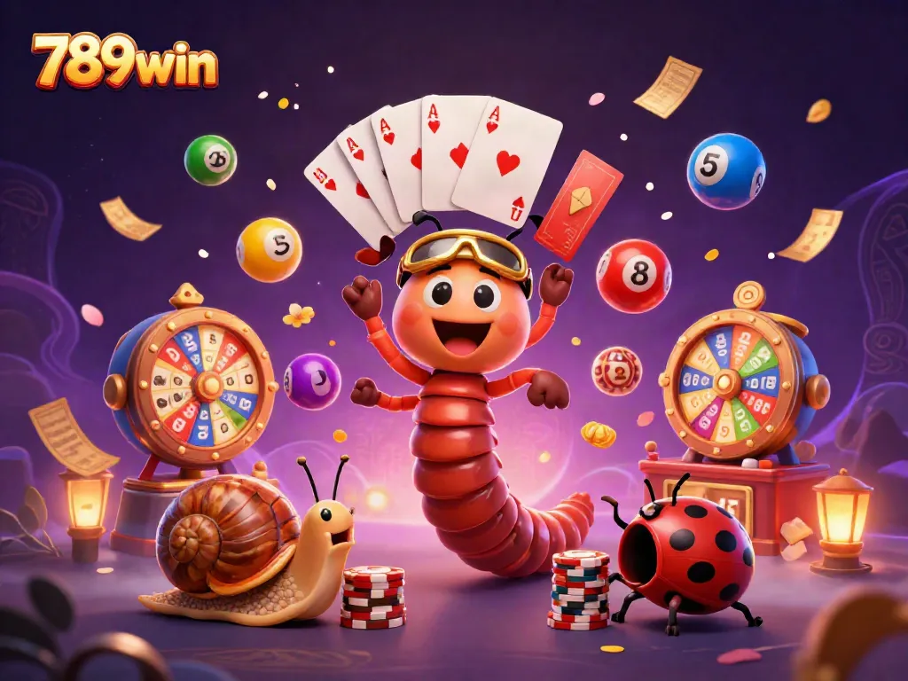Win exciting rewards with 789win's vibrant casino scenes featuring entertaining characters.