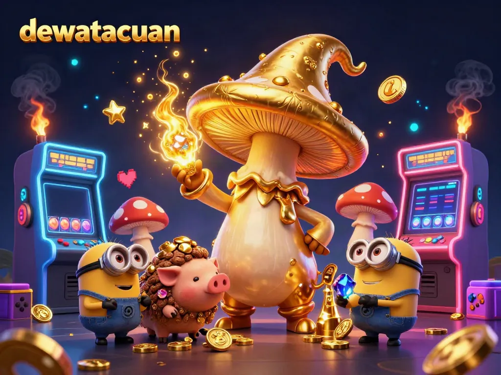Raih kemenangan berharga di dewatacuan dengan magic slot dan karakter unik.