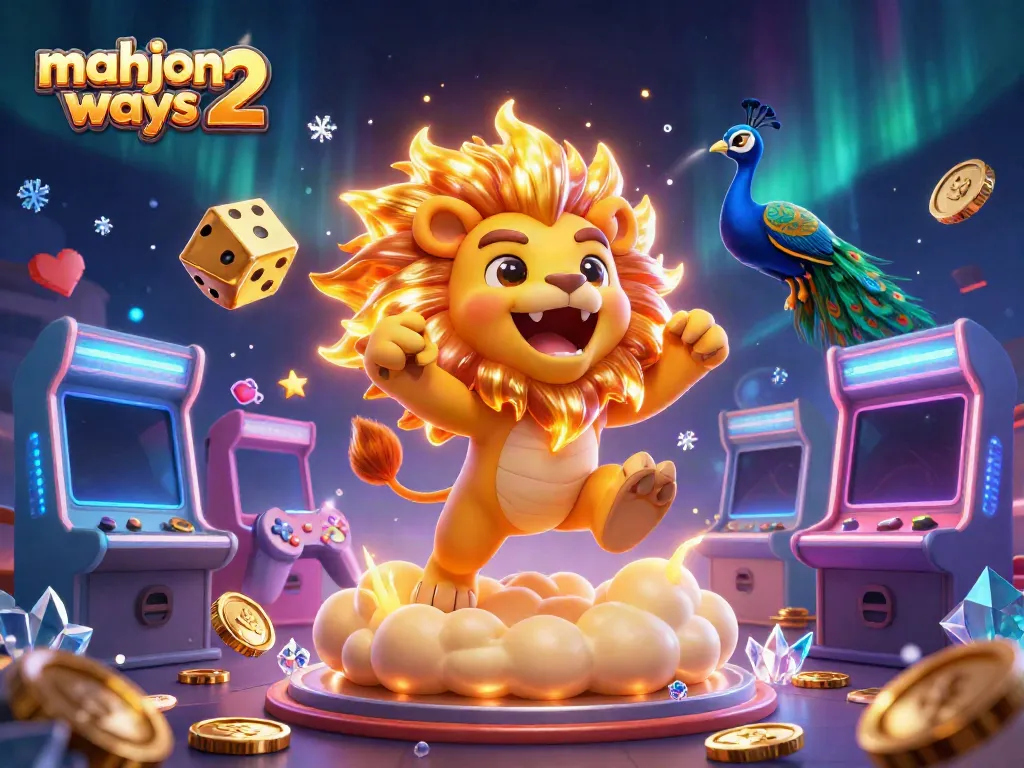 Engage with Mahjong Ways 2 and experience thrilling 3D gaming action amid vibrant casino graphics.