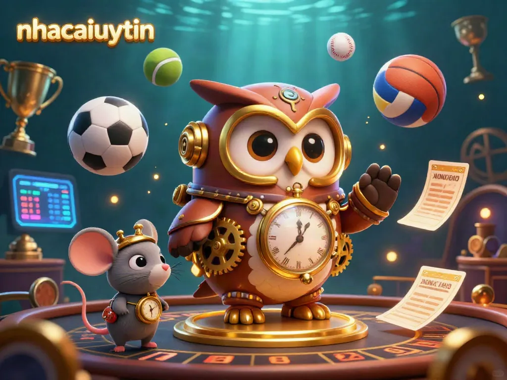 Experience exciting sports betting action with nhacaiuytin in an animated 3D casino universe.