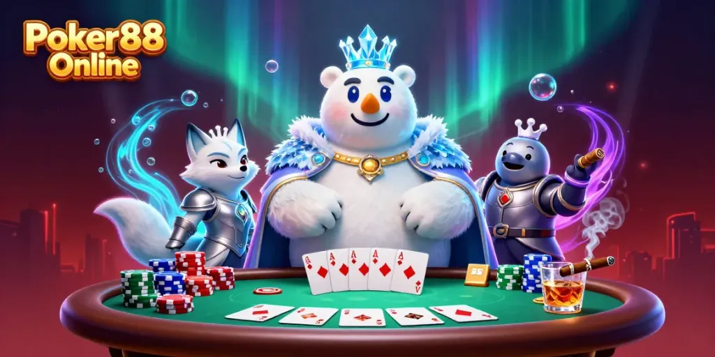 Engage with Poker88 Online by playing high-stakes poker with iconic gaming elements.